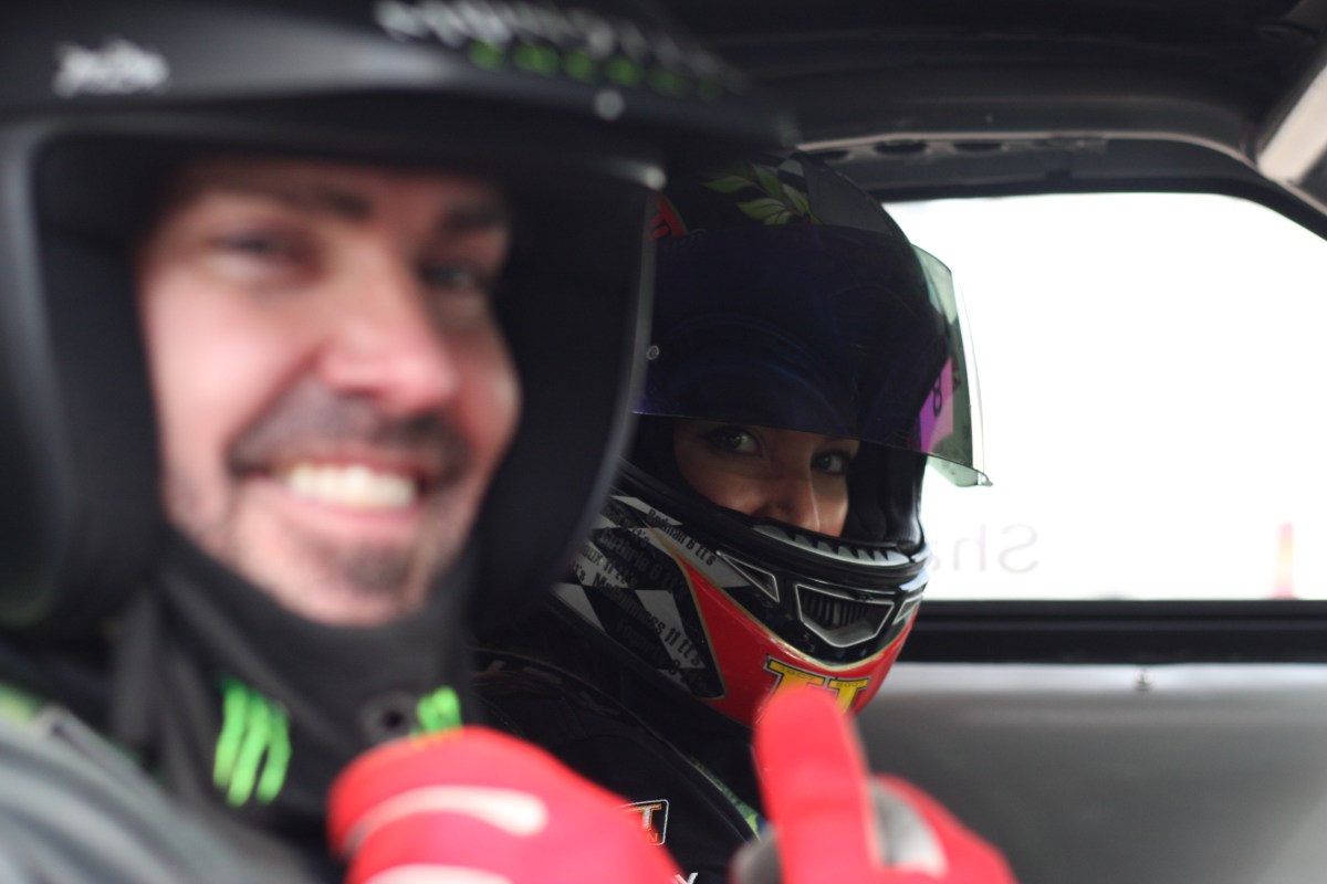 Torie Campbell and Shane Lynch at the British Drift Championships (BDC)